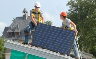 太阳能发电图片