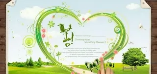 韩国春天创意海报PSD 下载