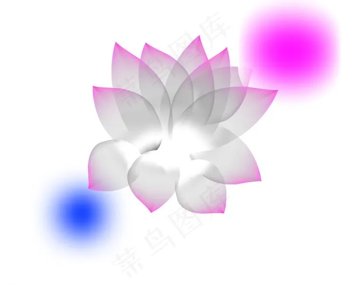 透明花 练习手稿图片ai矢量模版下载