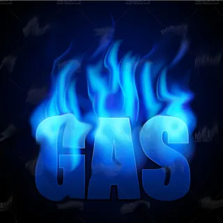 蓝色火焰字体设计矢量素材