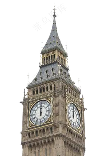 漂亮大本钟尖角免抠png透明图层素材 漂亮大本钟尖角免抠png透明图层素材