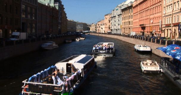 建筑与船视频素材