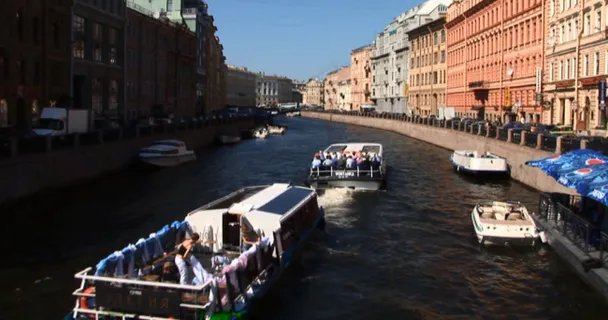 建筑与船视频素材