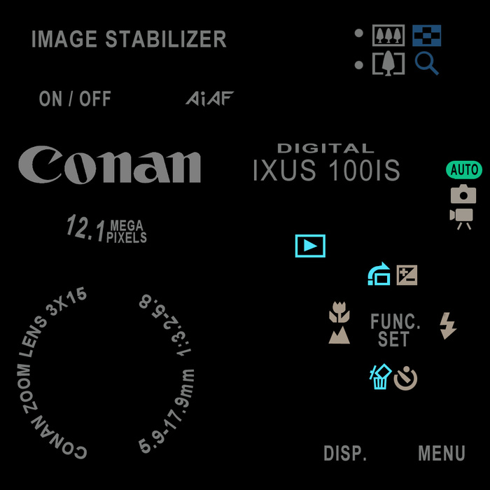 Canon IXUS 100IS ...