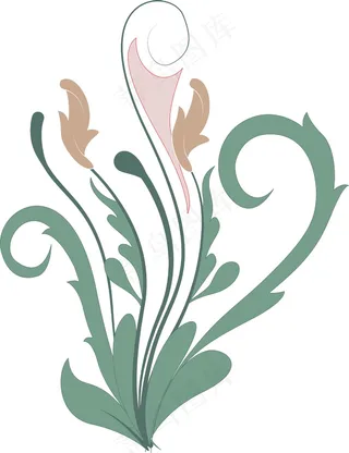 老式的蓬勃发展的艺术