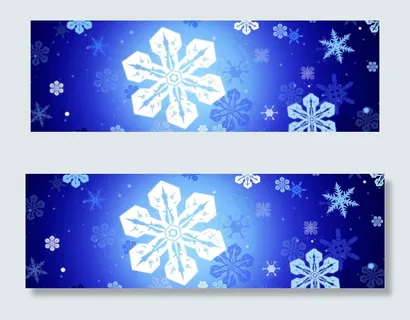 冰雪banner创意设计　