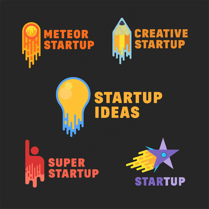 企业行业LOGO设计eps,ai矢量模版下载