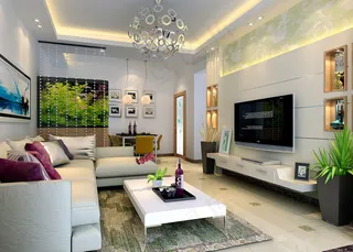 现代客厅家具装修搭配效果图