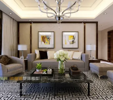 美式客厅模板下载