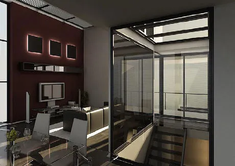 几何形态简约风格的居家场景素材