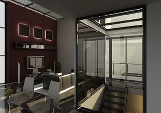 几何形态简约风格的居家场景素材