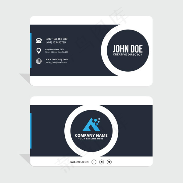 创意时尚名片卡片