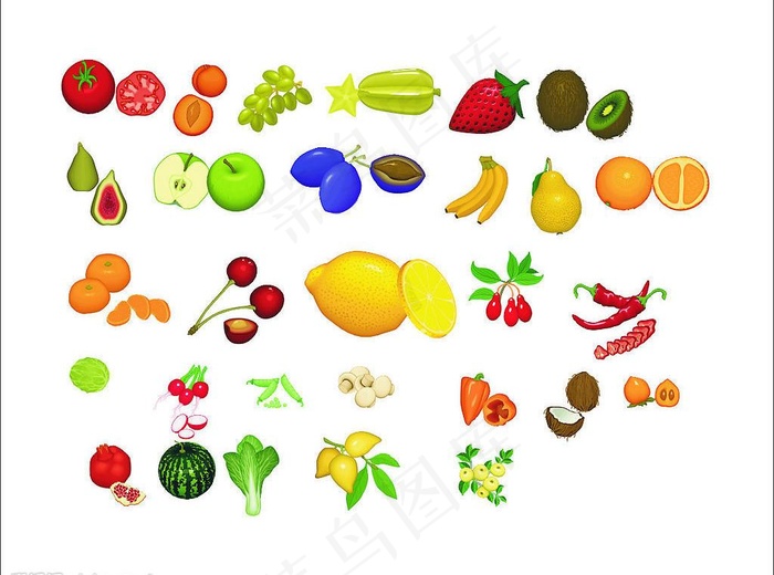 水果矢量图图片