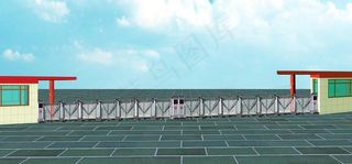 大门效果图图片