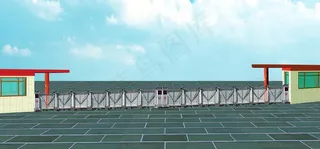 大门效果图图片