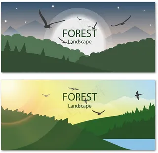 插画风植物素材