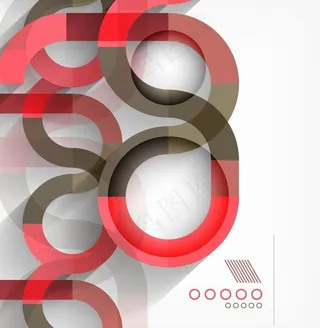 动感线条圈圈轨道图片