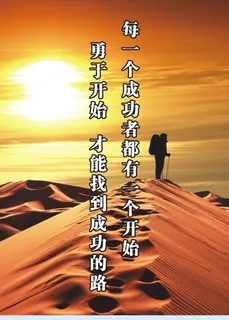 企业成功文化海报