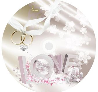 婚礼dvd光盘模板图片
