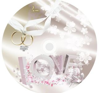婚礼dvd光盘模板图片