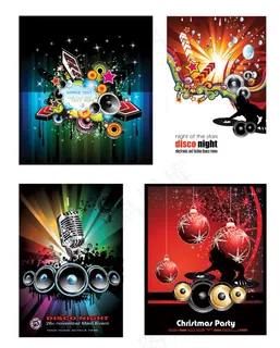 都市迪斯科音乐矢量 都市迪斯科音乐矢量