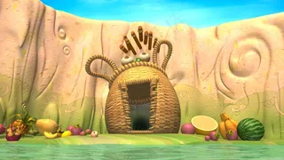 美食总动员 可爱大山背景