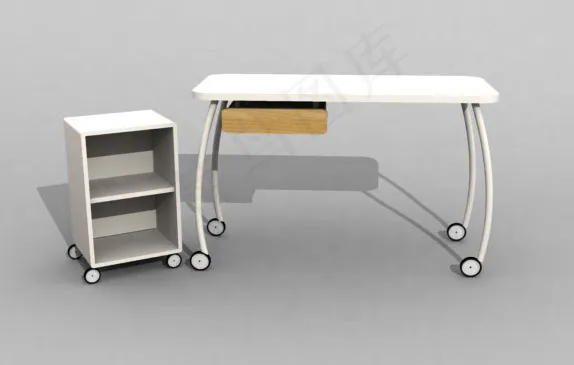 电脑桌3d模型家具图片免费下载psd模版下载