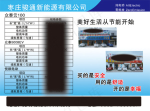 电动汽车宣传单页