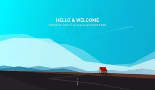 海蓝-插画-背景