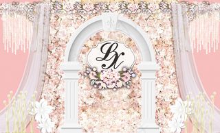 婚礼花墙