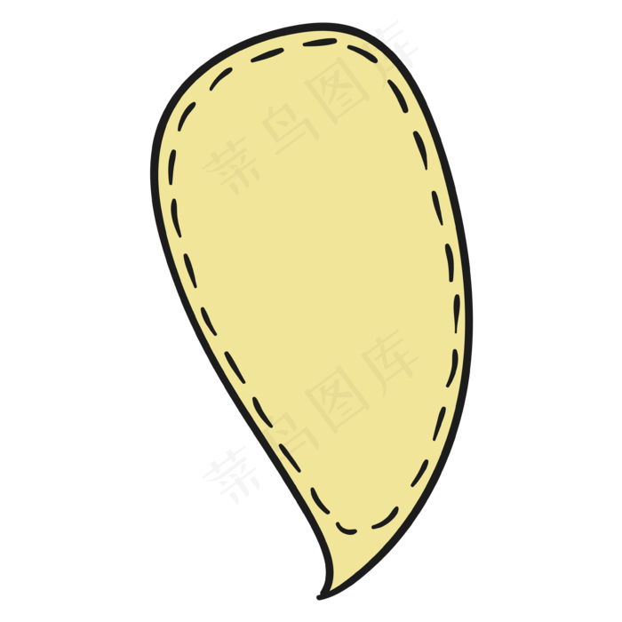 可爱卡通边框对话框PNG透明背景免...