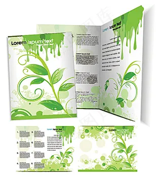 矢量宣传册背景设计