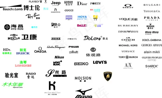 最全眼镜logo