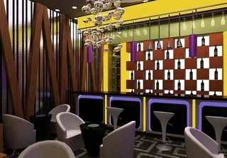 海上钢琴师西餐厅 吧台图片