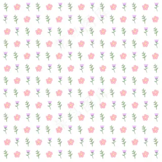 碎花简约小清新