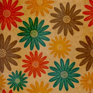 花无休止的花卉图案花饰叶装饰垃圾背...