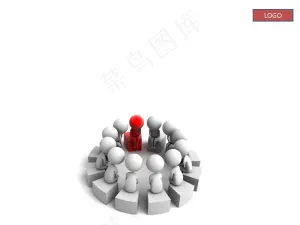 商务团队合作PPT模板预览图