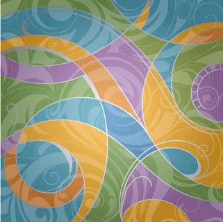 色块花纹背景矢量素材