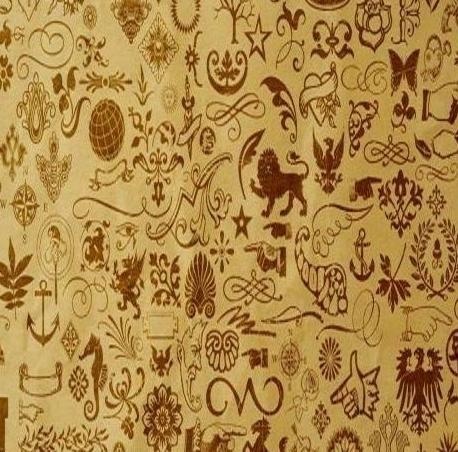 152款经典图形复古ps笔刷图片