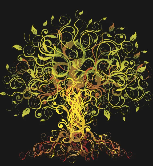 树eps,ai矢量模版下载