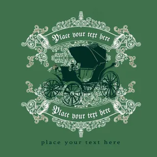 印花矢量图 交通工具 老爷车 花纹...