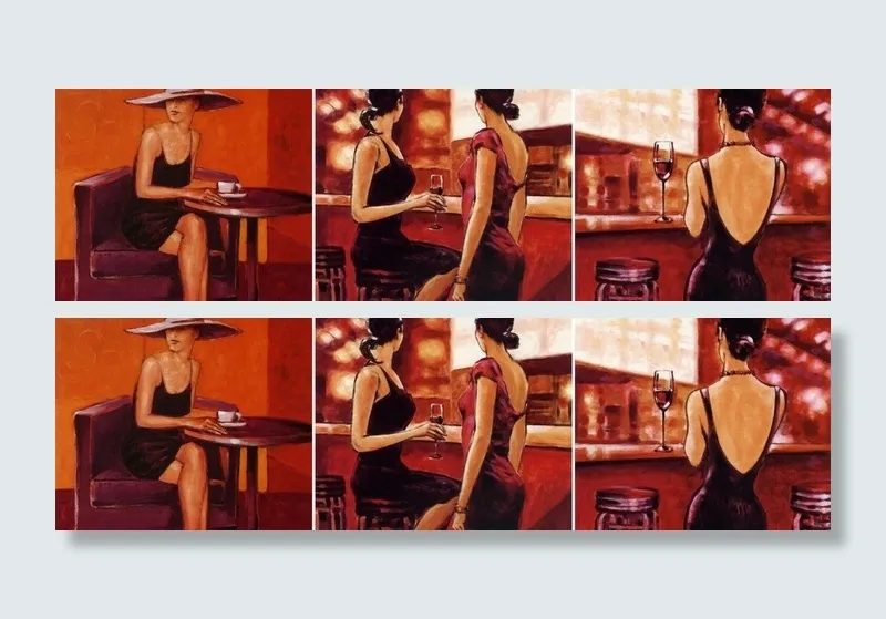 三联画欧式风格图片