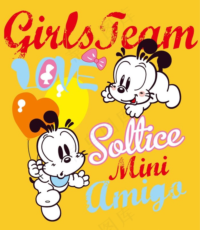 可爱狗宝宝 呆萌卡通