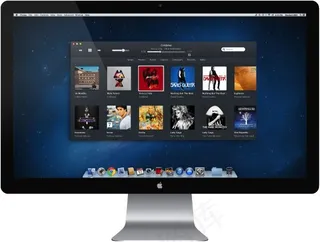 苹果一体机模板PSD分层