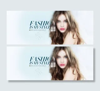 高端夏季女装海报