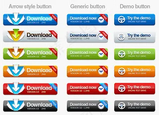 下载圆角按钮PSD分层素材