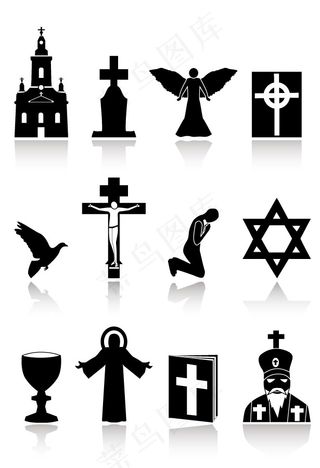 宗教主题矢量素材