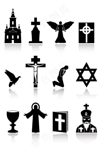 宗教主题矢量素材