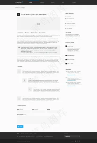 手机网页模版分页