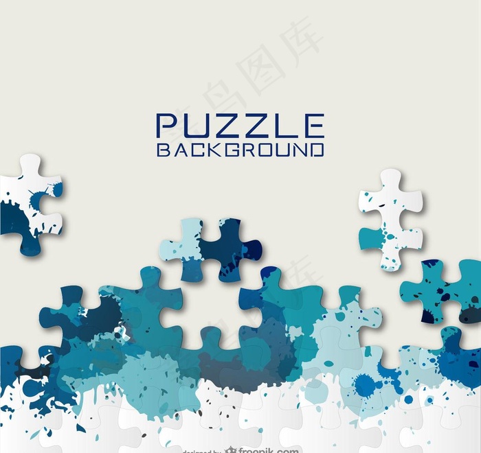 拼图背景图片